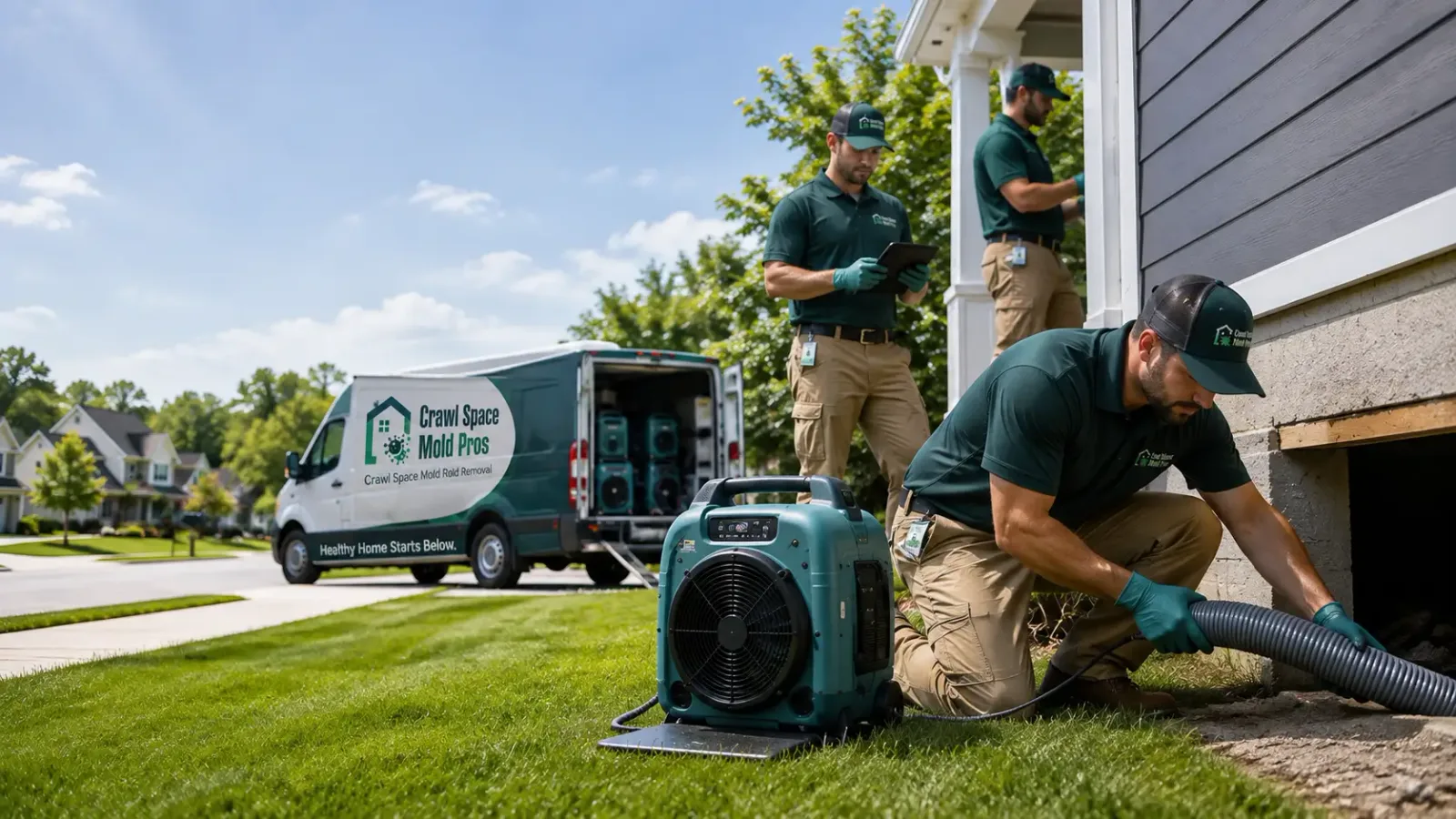 Crawl Space Mold Removal in Strong City, KS